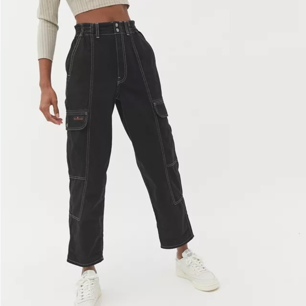 BDG Women's Black Relaxed Skate Cargo Jeans